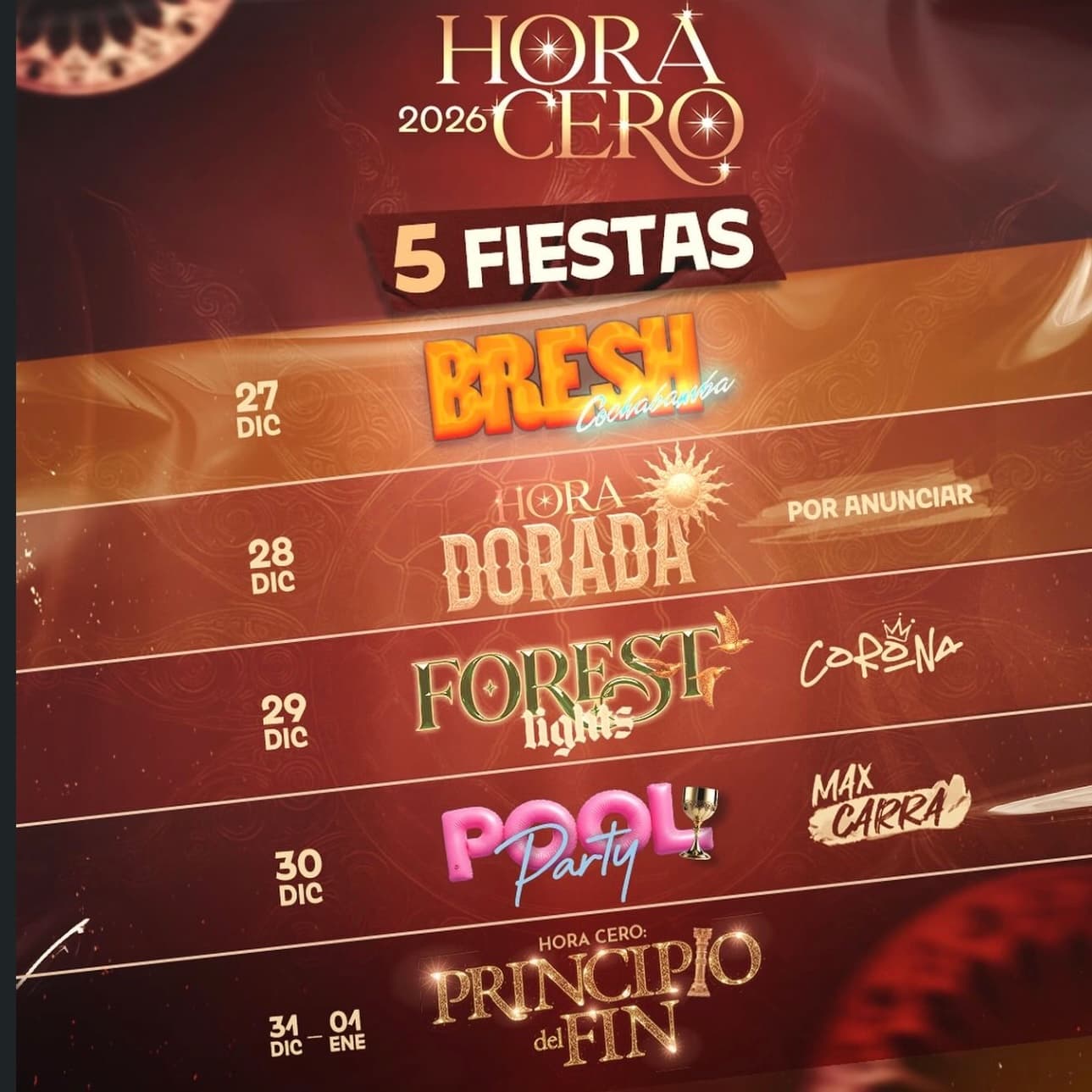 HORA CERO Año Nuevo - Paquete fiestas image}